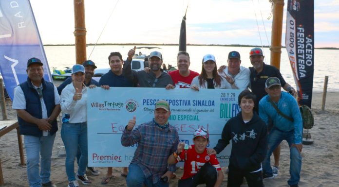 Rotundo éxito el 1er torneo de pesca “Bill Fish Altata 2023”