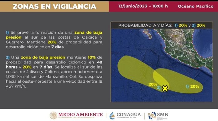 ¡ATENCIÓN! Primer ciclón tropical del 2023 en el Pacífico