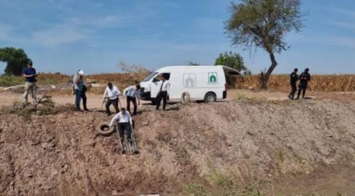Hallan cuerpo de un hombre en el dren del Ejido 1 de Mayo