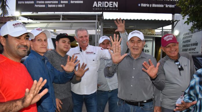 Genaro García vive fiesta proselitista en la Tabachines de Los Mochis