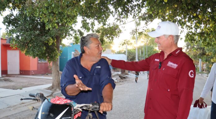 Genaro García Castro es respaldado en Las Canteras Dos y Las Cerezas de Los Mochis