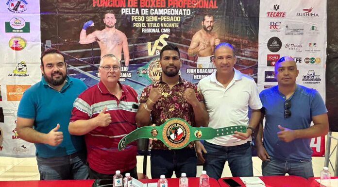RATIFICAN FUNCIÓN DE BOX PROFESIONAL POR EL CAMPEONATO PESO SEMI PESADO