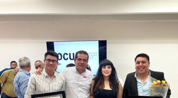 OCUS reconoce a destacados miembros del gremio periodístico