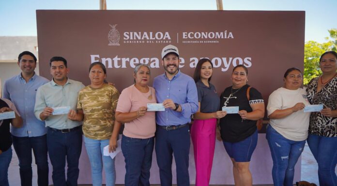 Reciben Sectores Productivos de Altata apoyos económicos