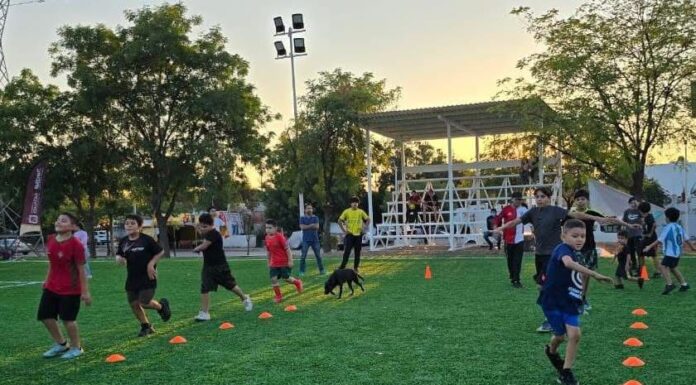 Las canchas deportivas han cambiado la vida de las familias por la convivencia en el bulevar Agricultores