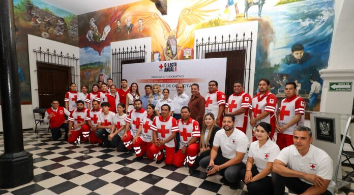 Cruz Roja Delegación Mocorito inicia Colecta Anual 2026 con meta de $650 mil pesos