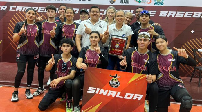 Sinaloa se corona campeón nacional en béisbol 5