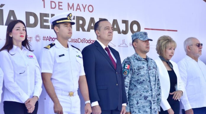Reconoce Alcalde Antonio Menéndez el trabajo de sindicalistas, en especial los de Ahome en el Día del Trabajo.