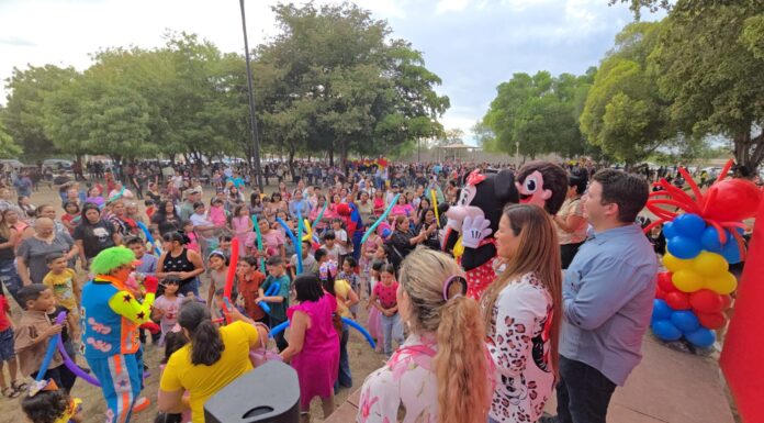 Diversión y sonrisas marcaron el Día de la Niñez en Juan José Ríos.