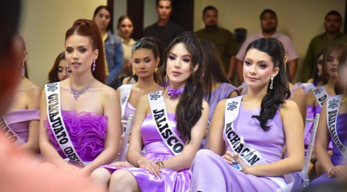 Participantes del certamen nacional Miss Teen México visitan Palacio Municipal