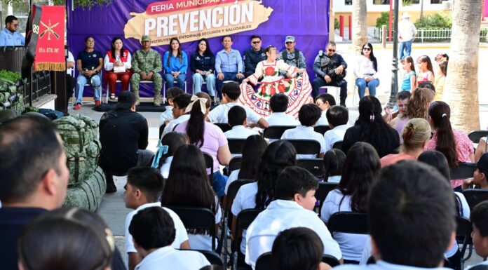 A través de la Feria Municipal de la Prevención en Choix, autoridades orientan y acercan herramientas a la sociedad en beneficio de la seguridad