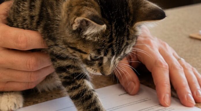 Con una huellita, los gatos también “firman” su adopción: la tradición japonesa que enamora al mundo