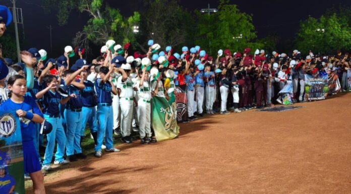 Arranca oficialmente el Torneo de béisbol Nacional Nuevos Valores en la categoría 11-12 Años