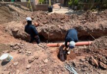 JAPAMA rehabilita drenaje colapsado en Nuevo San Miguel