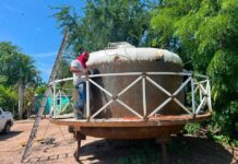 Más agua y mejor servicio: Gobierno de El Fuerte avanza tanque elevado en Boca de Arroyo