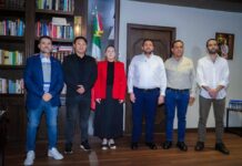 Gobernadora Yeraldine concreta con empresarios chinos, el primer envío de un millón 200 mil toneladas de sorgo sinaloense a China