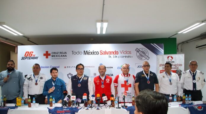 Cruz Roja Sinaloa presenta la 7.ª edición de la Carrera Todo México Salvando Vidas 2026