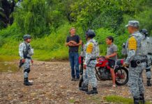 Protección Civil y Guardia Nacional mantienen recorridos de vigilancia ante lluvias en El Fuerte