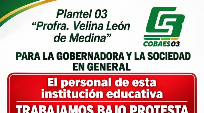 Señalan inconformidad por proceso para asignar subdirección administrativa en Cobaes 03