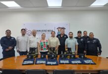 Equipan a elementos de Movilidad Sustentable en Juan José Ríos con nuevos uniformes