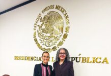 Gobernadora Graciela Domínguez se reunió con la presidenta Claudia Sheinbaum