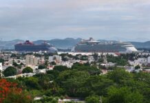 Arriban a Mazatlán los cruceros “Navigator Of The Seas” y “Brillant Lady” con más de 5,800 visitantes
