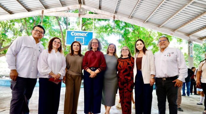Compromete Gobernadora Graciela Domínguez la rehabilitación integral de la secundaria general Severiano Medina Moreno, en Culiacán