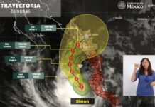 Plan Marina y Plan DN-III-E, apoyan a Sinaloa ante la presencia del huracán “Simón”
