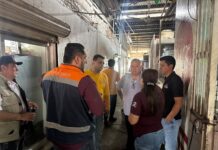 Gobierno de El Fuerte gestiona apoyo para el mercado de San Blas tras incendio