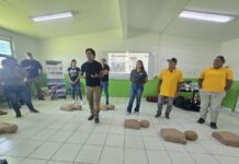 Con gran éxito se realiza Curso de Primeros Auxilios en Juan José Ríos