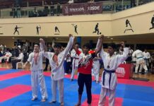 Ahome pega fuerte en el primer selectivo estatal de karate do