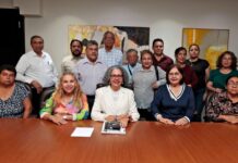 Gobernadora Graciela Domínguez Nava se reunió con la Asociación de Jubilados de la UAS