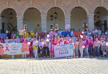 Ayuntamiento de El Fuerte realiza marcha de concientización por el Día Mundial de la Lucha contra el Cáncer de Mama