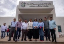 Recorre Gobernadora Graciela Domínguez instalaciones del H. Ayuntamiento de Juan José Ríos